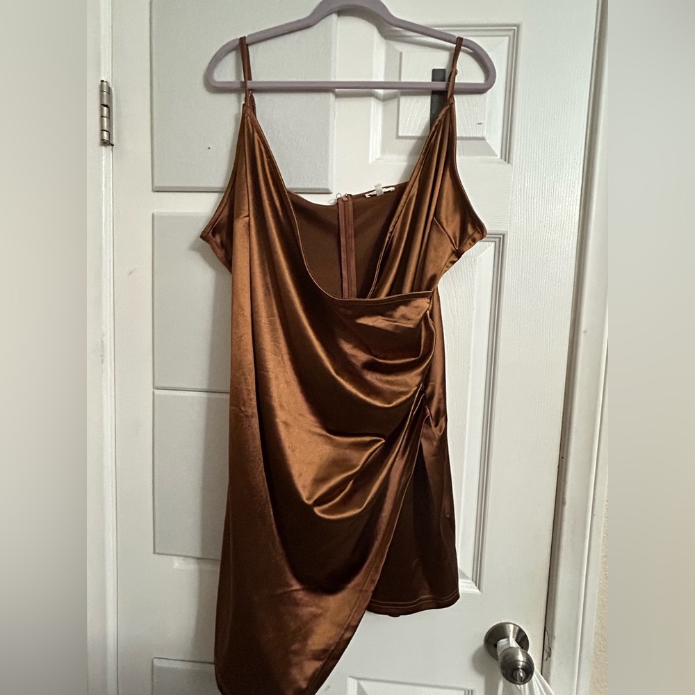 Better Be Shimmering Brown Dress